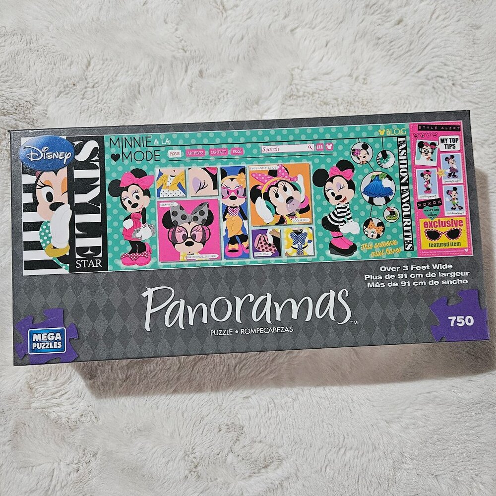 Disney Panoramas Minnie Mouse A La Mode Puzzle - 750 pc